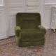 Fauteuil vintage en velours