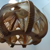 Hanging wood braided yarns Scandinavian design 60-70