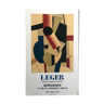 Affiche originale en lithographie d'après Fernand LEGER, Galerie Berggruen I, 1979