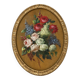 Still life with flowers. Oil on panel.