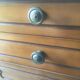 Pair of pine bedside tables