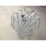 Murano Glass Sputnik Mazzega Style Ludelier, set of 2 or a pair of chandeliers