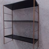 Vintage string metal shelves