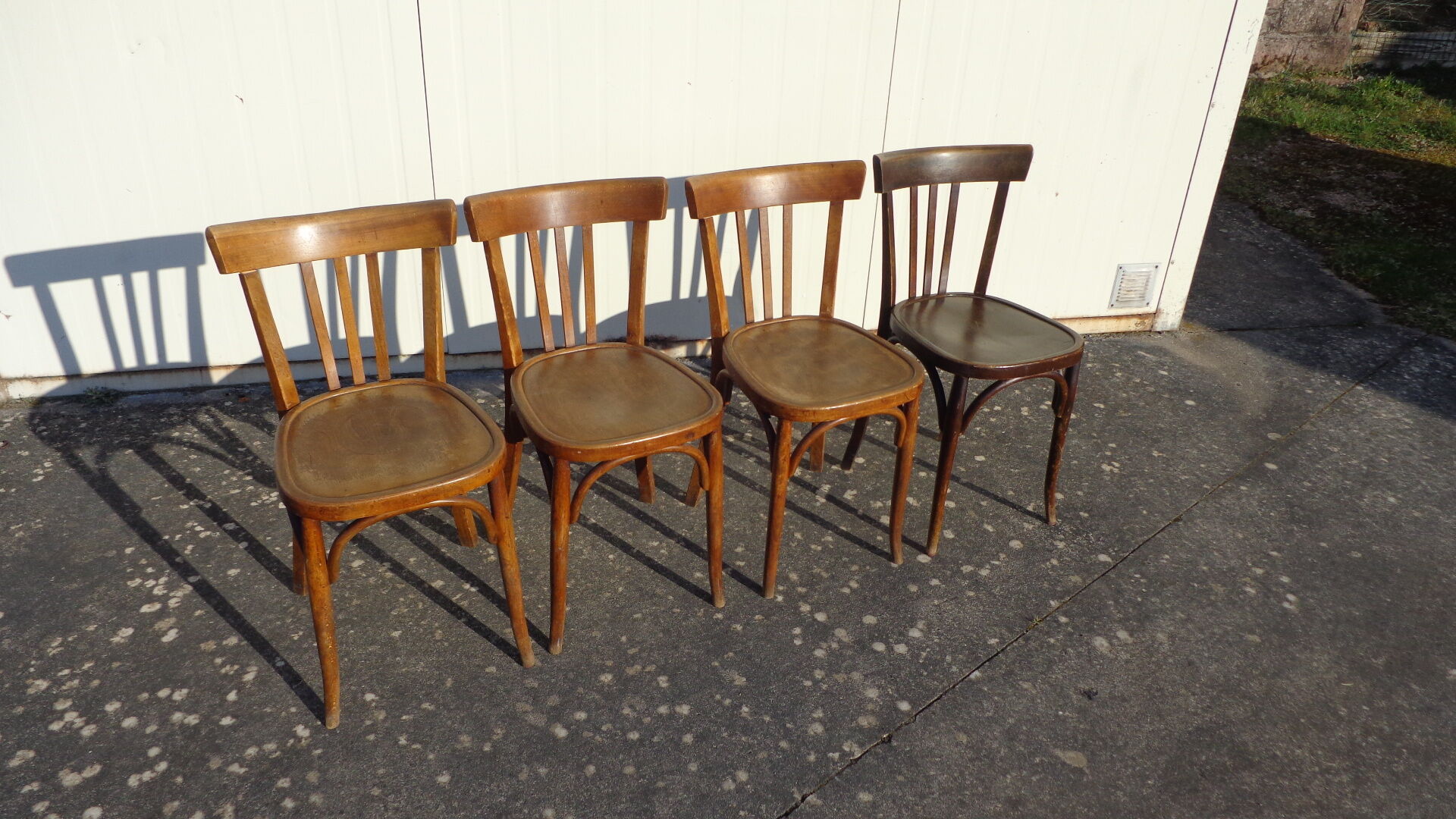 Set de 4 chaises bistrot Mahieu