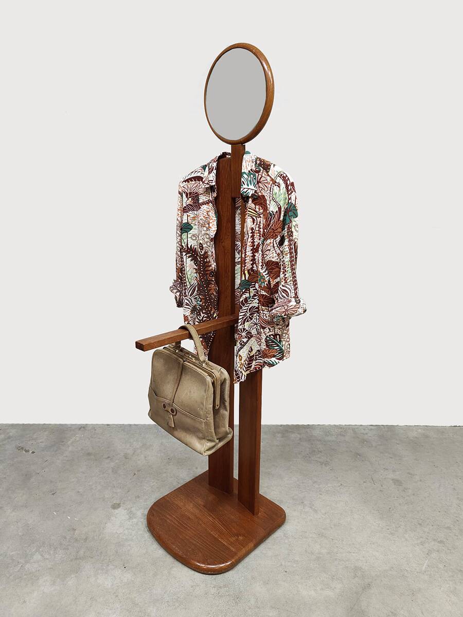 Vintage rare Danish design figural valet stand dressboy by Aksel Kjersgaard