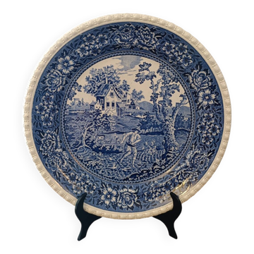 Large round Villeroy & Boch Rusticana platter - Blue