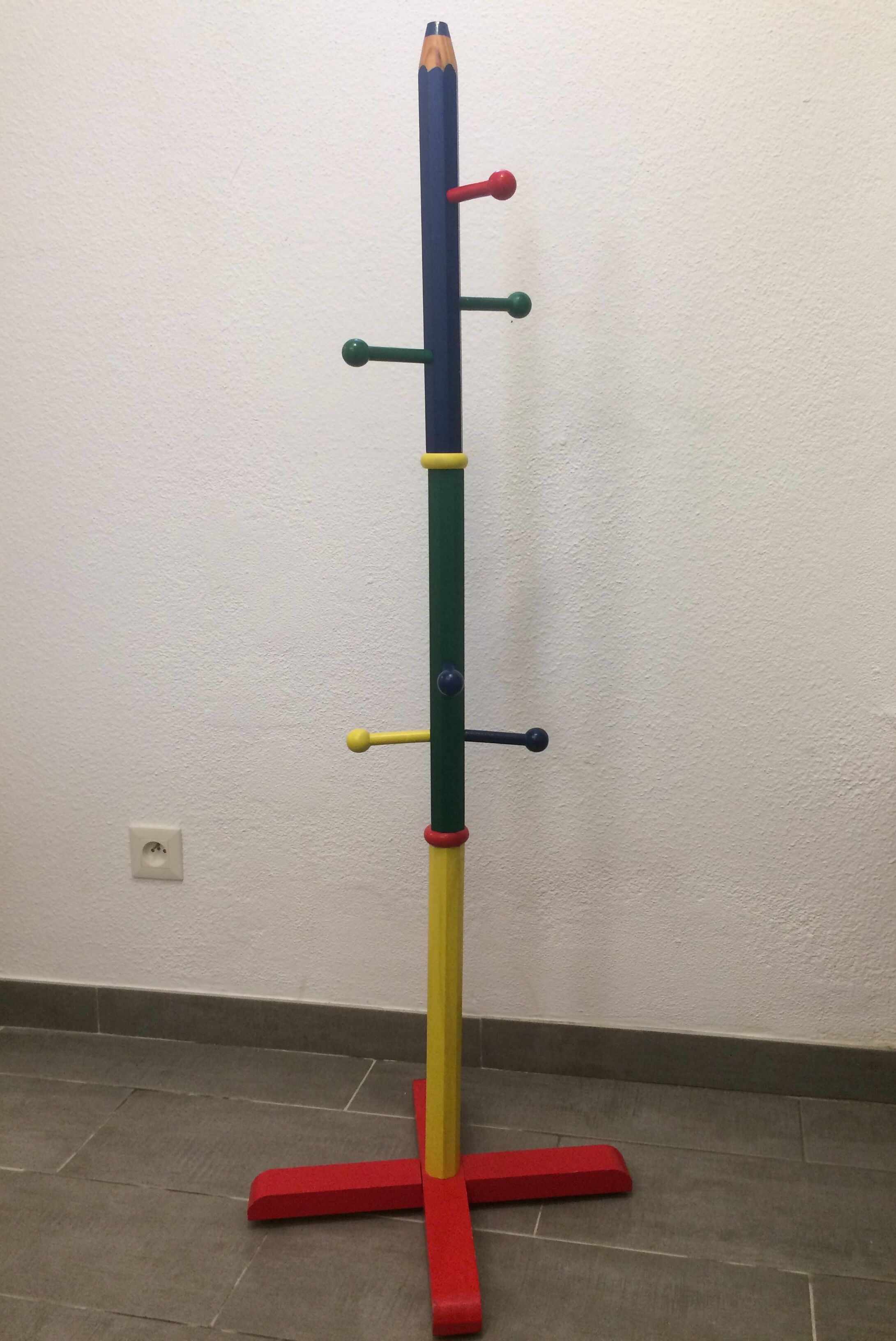 Pencil coat rack by Pierre Sala, child
