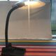 Aluminor metal storage office lamp - black flexible arm vintage 80s