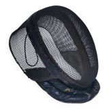 metal and leather fencing mask, early 20th century