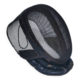 metal and leather fencing mask, early 20th century