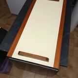Vintage shelf with sliding doors