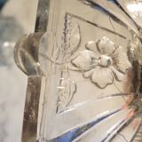 Pair of Vallerysthal glass candlesticks, 1930