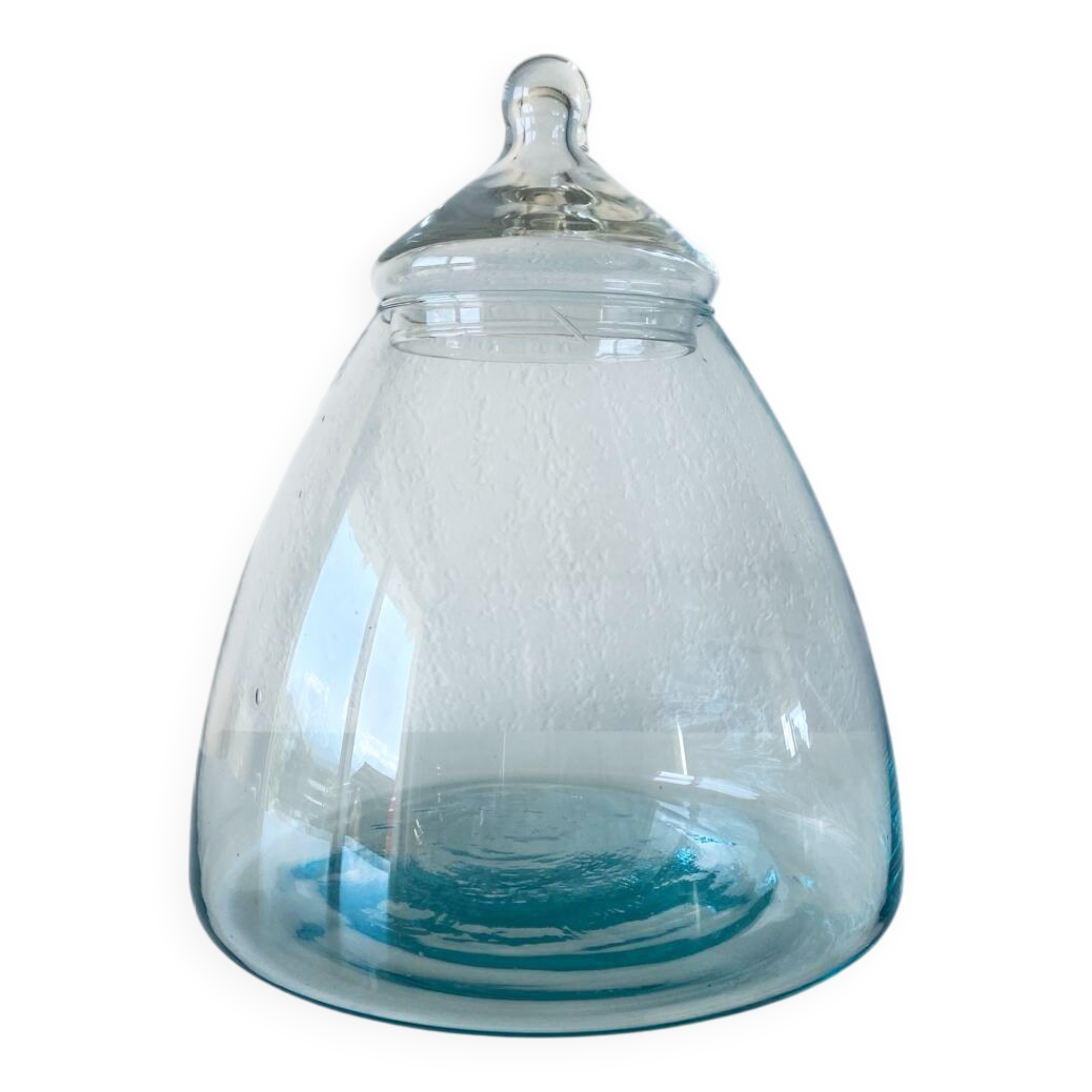 Large glass bottle, apothecary candy box