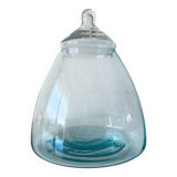 Large glass bottle, apothecary candy box