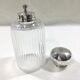 Flacon de toilette cristal et argent Saglier Frères
