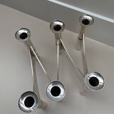 Candle Holder in Silver Metal