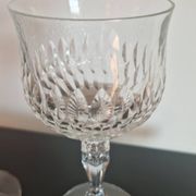 Pair of cut crystal wine glasses Schott Zwiesel