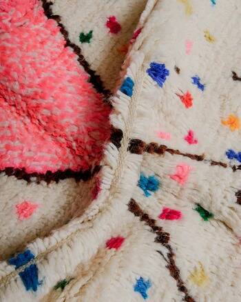 Azilal rug 2.5x1.6 handmade in wool