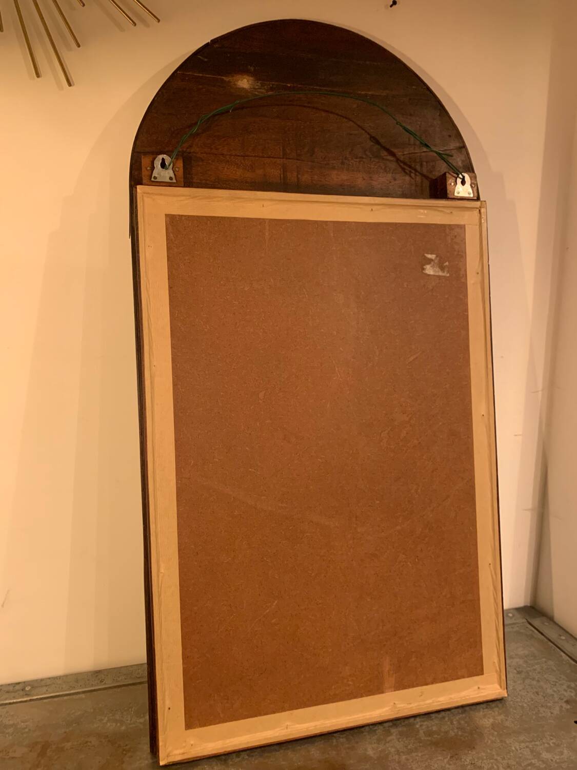 Porte fenêtre indien bois laiton