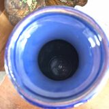 Vintage turquoise vase from West Germany.