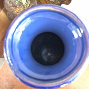 Vase vintage West Germany turquoise