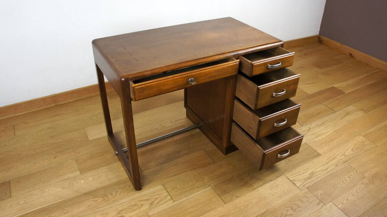 Art Deco period oak desk 1930/1940