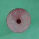 Vase en verre rose