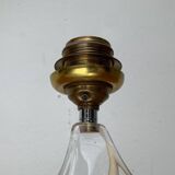 French glass table lamp from the mid-century by Daum, 1960s.