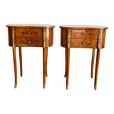 Paire de table rognon de style Louis XV