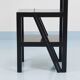 Black Metamorphic Library Steps Folding Ladder Chair, Germany, 1970s