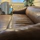DS-47 three-seater sofa by de Sede in cognac leather.