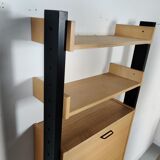 Scandinavian modular shelving system on legs, 60s