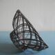 silver-plated metal basket vintage