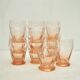 Set de 11 verres gobelets art déco