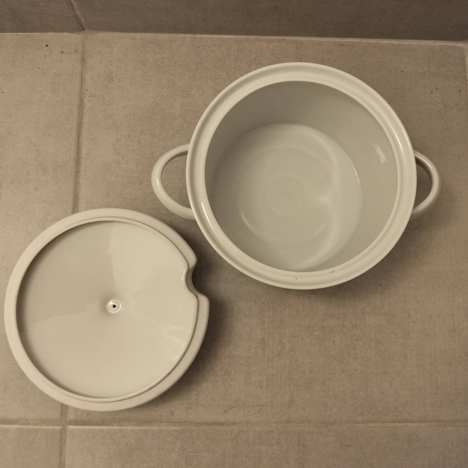 Vintage 70s Winterling Bavaria flat soup tureen