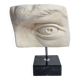Eye of Michelangelo's "David", vintage cast after Brucciani, on base, 27 cm