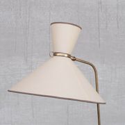 Robert Mathieu French Brass Adjustable Mid-Century Floor Lamp