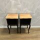 Pair of industrial revamped bedside table