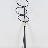 Tripod plant metal black, folding door