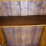 Rustic Wardrobe in Fir with Curtains