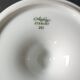 Two white porcelain ashtrays by Arzberg by Jean Luce 1960.