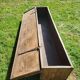 Bench / antique chest in solid oak - 196cm