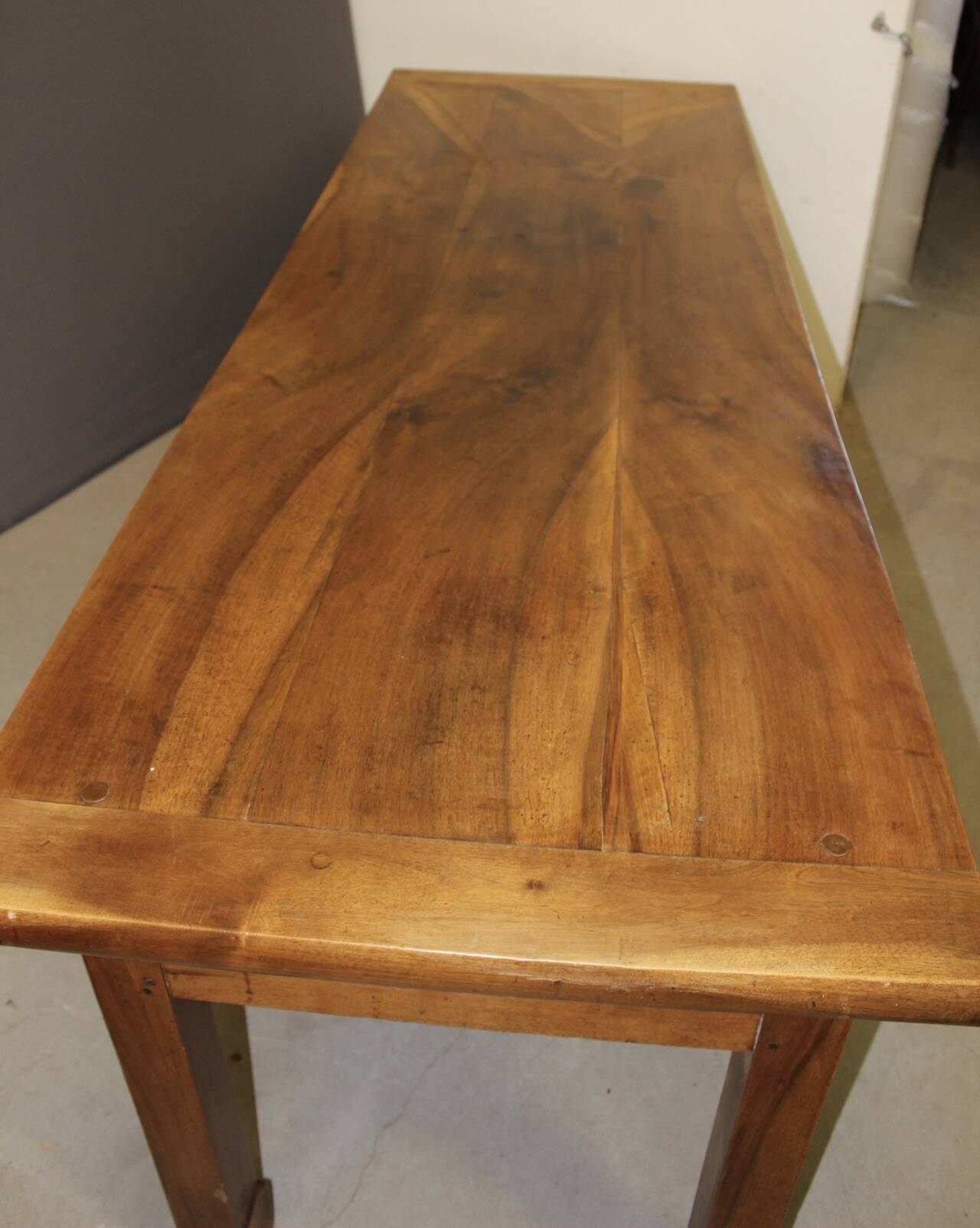 19th Century Walnut Farm Table