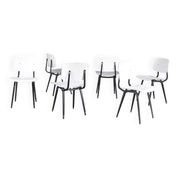 1950s Result chair black/white Friso Kramer Ahrend-De Cirkel