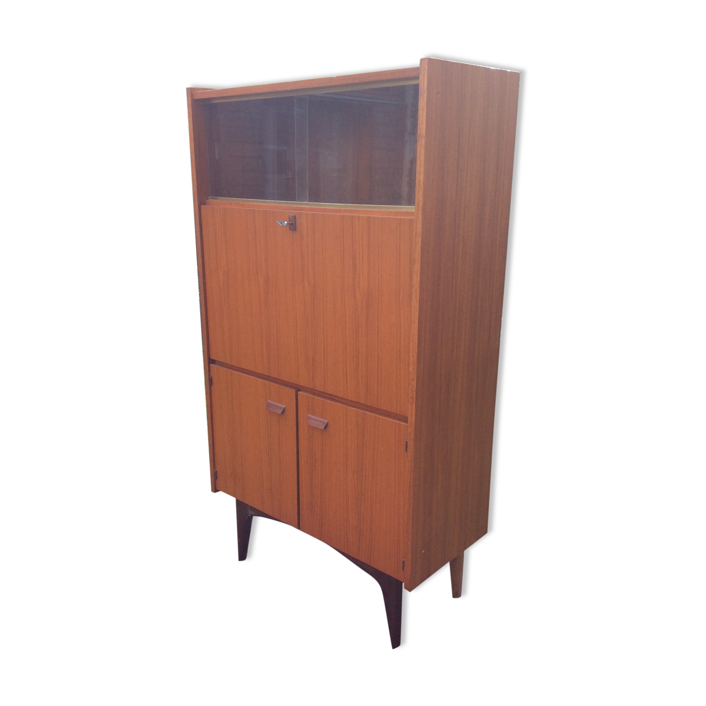Scandinavian vintage teak secretary