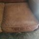 Club sofa 2 places in leather beautiful patina around 1980