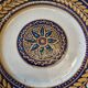 HB Henriot Quimper earthenware plates 1950 pointillism