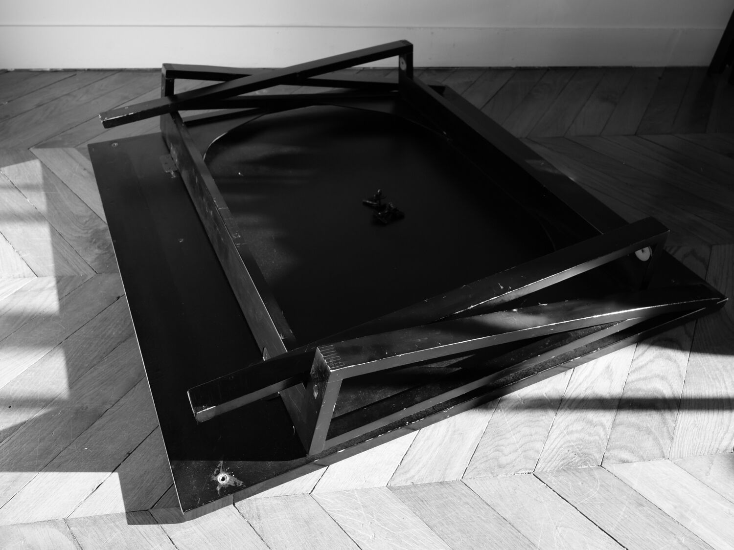 Castiglioni folding table & chairs 1965