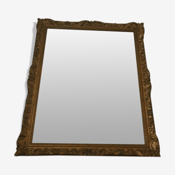 Mirror golden 41x63cm