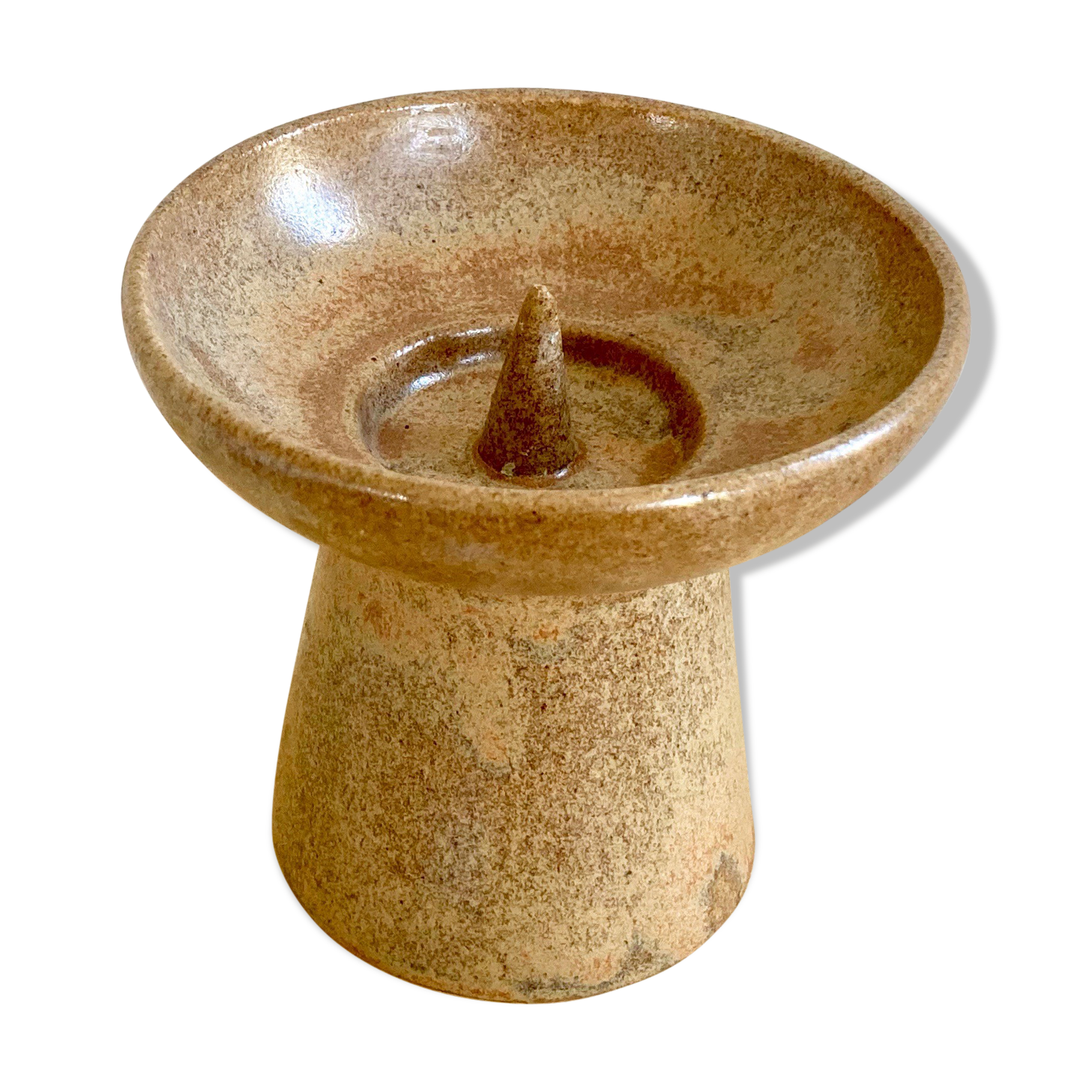 Vintage sandstone candlestick